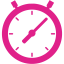 barbie pink stopwatch 2 icon