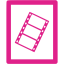 barbie pink video file icon