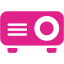 barbie pink video projector icon