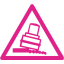 barbie pink warning 18 icon