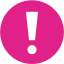 barbie pink warning 2 icon