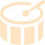 bisque bass drum icon