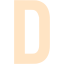 bisque letter d icon