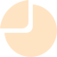 bisque pie chart 2 icon