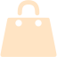 bisque shopping bag icon