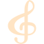 bisque treble clef icon