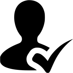 checked user icon