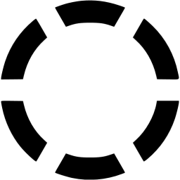 circle dashed 6 icon