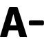 decrease font