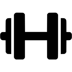 Black dumbbell icon Free black dumbbell icons