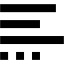 black excerpt icon