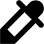 black eyedropper icon