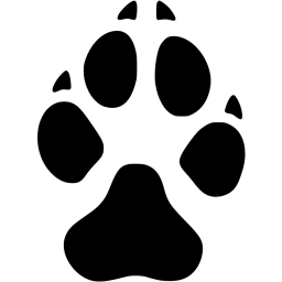 footprints dog icon