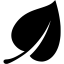 black leaf icon
