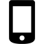 black mobile phone 8 icon