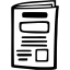black newspaper 10 icon