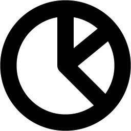 pie chart 3 icon