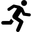 black running man icon
