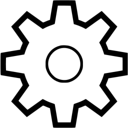 Black Settings Icon Free Black Settings Icons