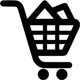 shopping cart filled icon