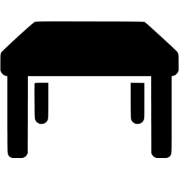 Black Table Icon Free Black Furniture Icons