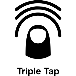 triple tap 2 icon