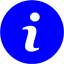 blue about icon