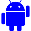 blue android 2 icon