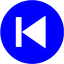 blue arrow 108 icon