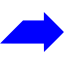 blue arrow 16 icon