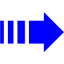 blue arrow 17 icon