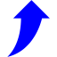 blue arrow 174 icon