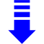 blue arrow 195 icon