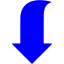 blue arrow 235 icon