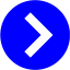 blue arrow 27 icon