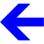 blue arrow 282 icon