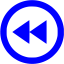 blue arrow 72 icon