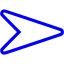 blue arrow right 2 icon