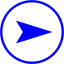 blue arrow right 8 icon