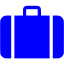 blue baggage icon