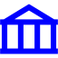 blue bank icon