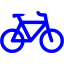 blue bicycle icon