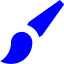 blue brush 3 icon