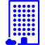 blue building icon