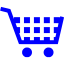 blue cart 10 icon