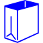 blue cart 12 icon