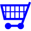 blue cart 23 icon