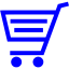 blue cart 34 icon