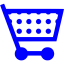 blue cart 62 icon