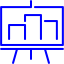 blue chart icon